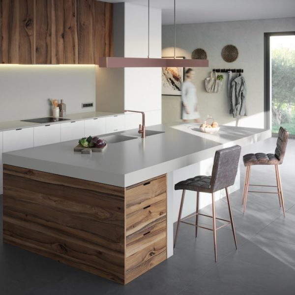 silestone kitchen cincel grey